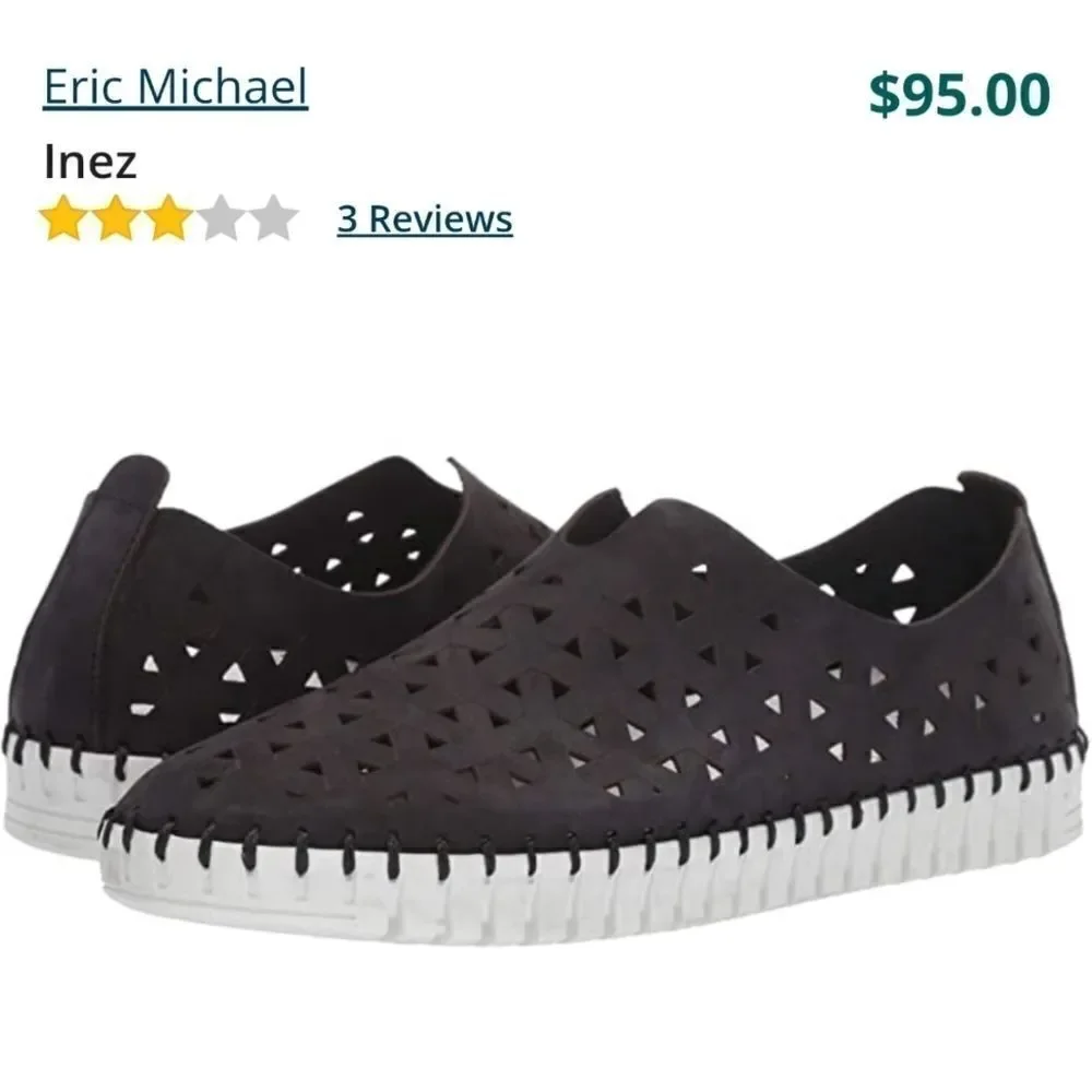 Eric Michael™ Inez Slip On Leather Sneakers